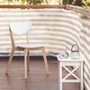 Kép 2/2 - NORTENE BALCONY EASY - Hangulatos erkélyháló fűzőlyukakkal 0,9 x 5 m szürke-fehér