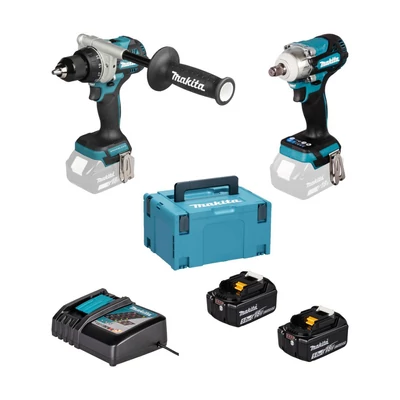 Makita 18V LXT Li-Ion BL készlet DDF492Z+DTW300Z + 2x5,0 Ah + MP3