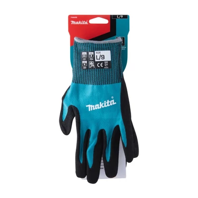 Makita munkakesztyű mártott NITRIL bevonattal 1-s vágásbiztos (L) 9