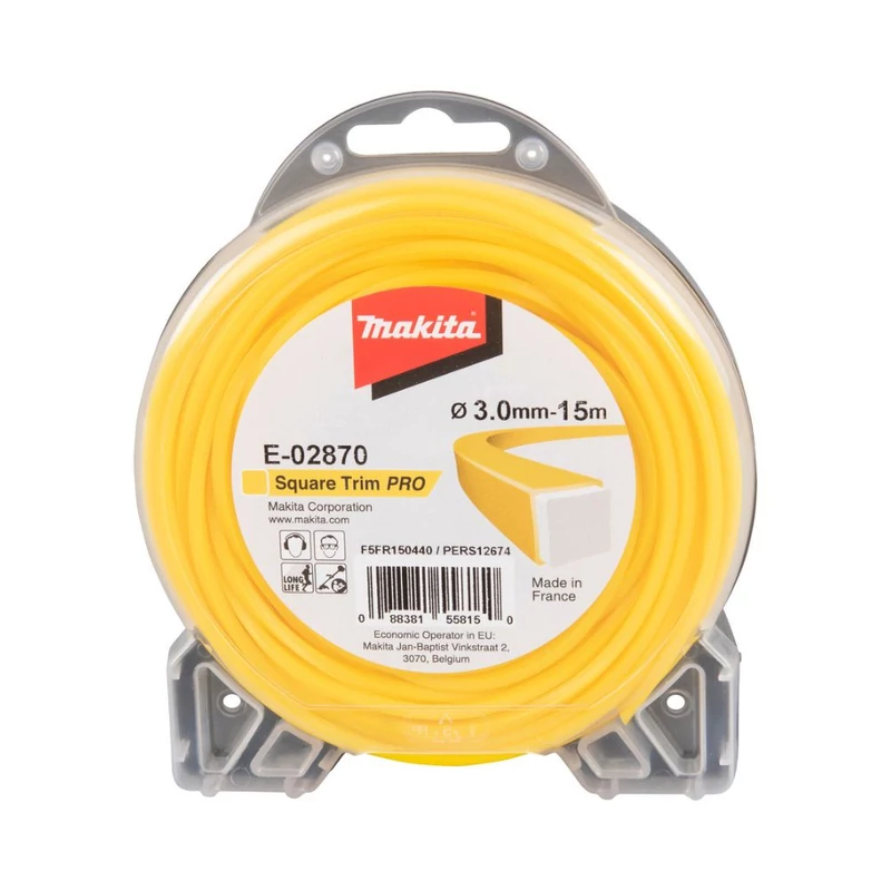 Makita damil szögletes "squareTRIM PRO" 3,0mm x 15m